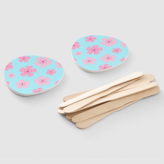 Sakura Set van Fans Handwaaier (Niet-gemonteerd)