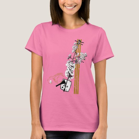 Sakura Shamisen, vrouwen T-shirt (Voorkant)