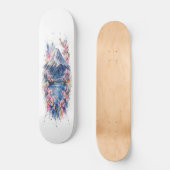 sakura skateboard (Voorkant)
