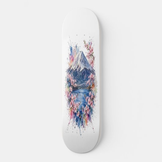 sakura skateboard (Voorkant)