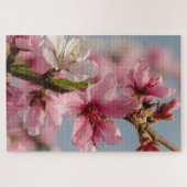 Sakura Splendor: Roze Japanse Bloemfotografie Legpuzzel (Horizontaal)