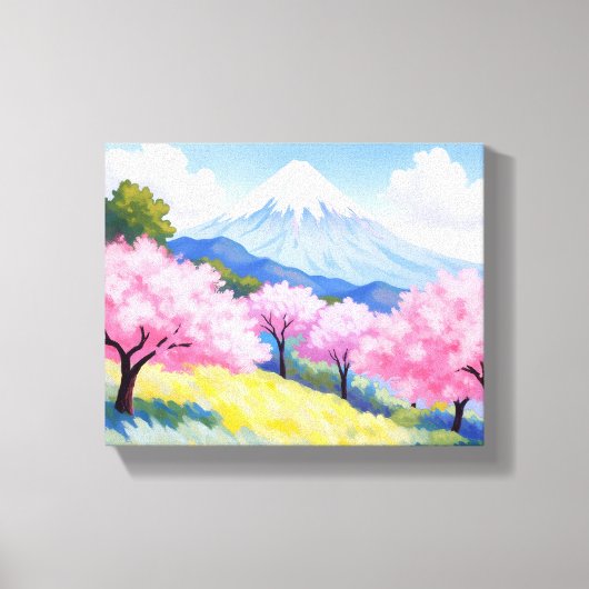 Sakura Spring Canvas Afdrukken (Voorkant)
