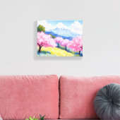 Sakura Spring Canvas Afdrukken (Insitu (Woonkamer))