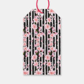 Sakura Spring Cherry Blossoms Baby shower Cadeaulabel (Achterkant)