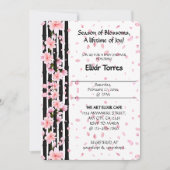 Sakura Spring Cherry Blossoms Baby shower Kaart (Voorkant)