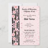 Sakura Spring Cherry Blossoms Baby shower Kaart (Voorkant)