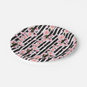 Sakura Spring Cherry Blossoms Baby shower Papieren Bordje (Gekanteld)