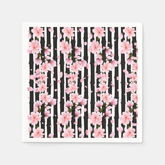 Sakura Spring Cherry Blossoms Baby shower Servet (Voorkant)