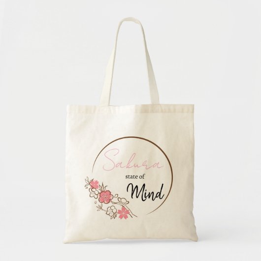 Sakura state of mind Canvas tas (Voorkant)