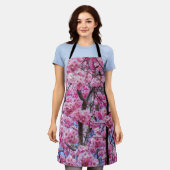 Sakura stijlvolle bescherming voor culinaire geluk schort (Gedragen)