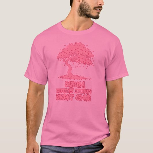 Sakura Sushi Bloom Design T-shirt (Voorkant)