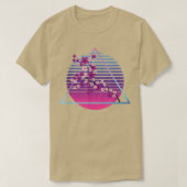 Sakura Synthwave Japanner Vaporwave Cherry T-shirt (Design voorkant)