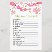 Sakura tak Baby word scramble game (Voorkant)