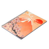 Sakura-tak en vulcano notitieboek (Linkerzijde)