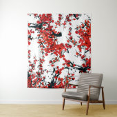 Sakura Tapestry Wandkleed (In situ)