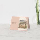 Sakura Tea House Destination Wedding Guest Card Bedankkaart (Voorkant)