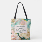 Sakura terug naar school tote bag (Achterkant)