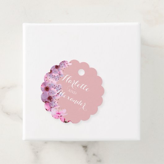 Sakura Theme Bedankjes Labels (In situ)