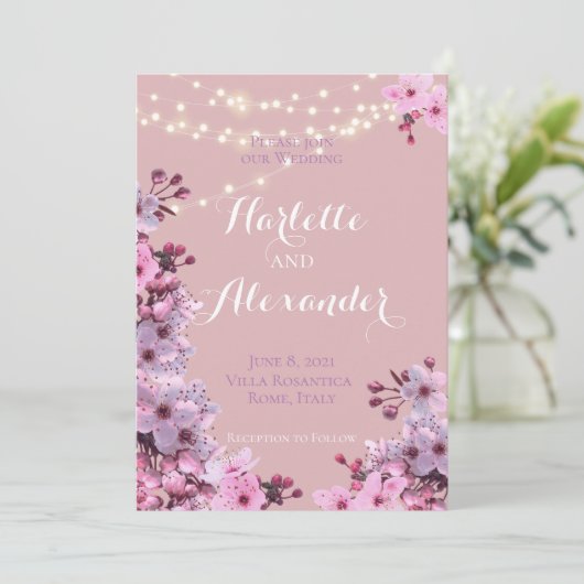 Sakura Theme Kaart (Staand voorkant)