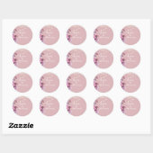 Sakura Theme Ronde Sticker (Vel)
