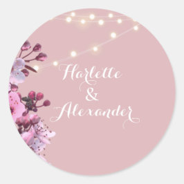 Sakura Theme Ronde Sticker
