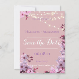 Sakura Theme Save The Date