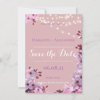 Sakura Theme Save The Date