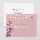 Sakura Theme Uitnodiging Briefkaart (Voorkant / Achterkant)