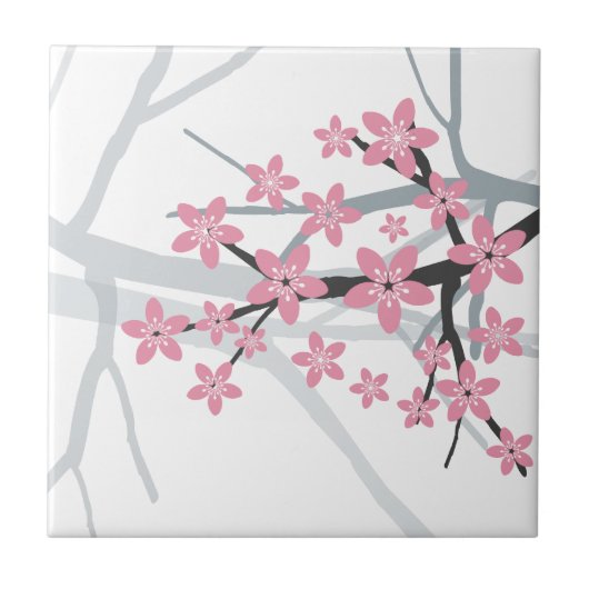 Sakura Tile Tegeltje (Voorkant)