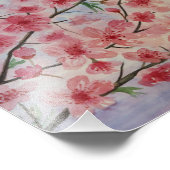 Sakura tree blossom en Fuji berg Foto Afdruk (Hoek)