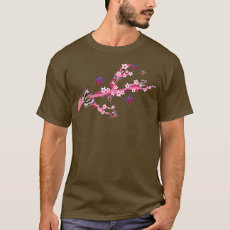 Sakura Tree Cherry Blossom Natuur Insect Prachtig T-shirt