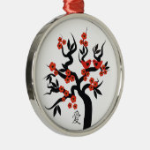 Sakura Tree Chinese Love Symbool custom ornament (Rechts)