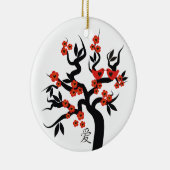 Sakura Tree Chinese Love Symbool custom ornament (Rechts)