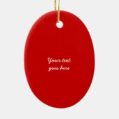 Sakura Tree Chinese Love Symbool custom ornament (Achterkant)