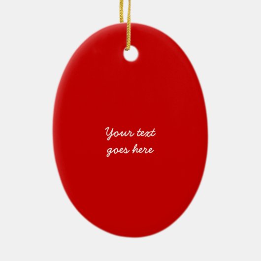 Sakura Tree Chinese Love Symbool custom ornament (Achterkant)