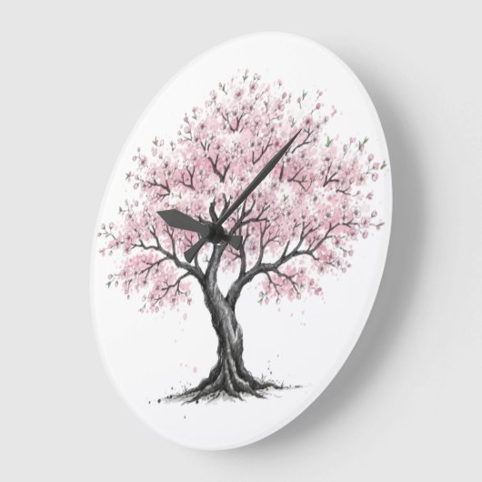 Sakura Tree Clock Grote Klok (Hoek)