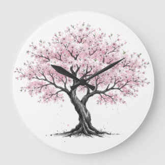 Sakura Tree Clock Grote Klok