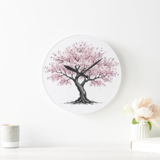Sakura Tree Clock Grote Klok (Huis)