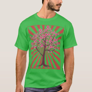 Sakura Tree Japanse bloem Japanse roze Cherry Blos T-shirt