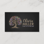 Sakura Tree - Kleurrijke bladeren Visitekaartje (Voorkant)