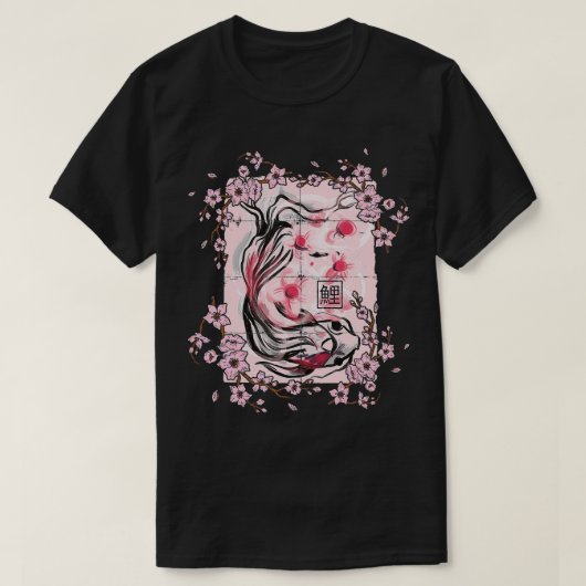 Sakura Tree Koop Roze Kersenbloesem Bloemboom T-shirt (Design voorkant)