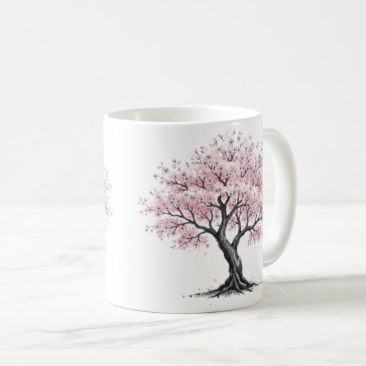 Sakura tree mug koffiemok (Voorkant rechts)