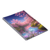 Sakura Trees' sierlijke aanwezigheid Notitieboek (Rechterzijde)