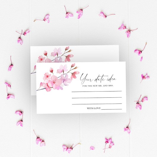 Sakura - Uitgaansideeën voor een date \ Date jar Informatiekaartje