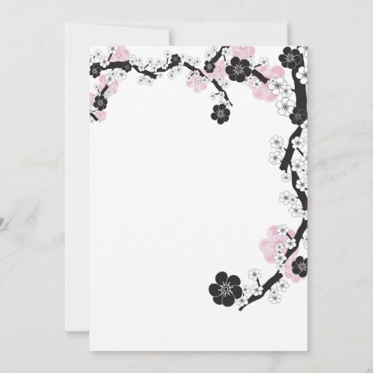Sakura Uitnodiging (Achterkant)