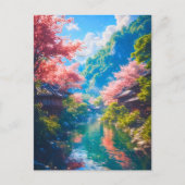 Sakura Utsuru Seiryū Briefkaart (Voorkant)