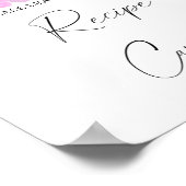 Sakura - Uw recept kaart hier Poster (Hoek)