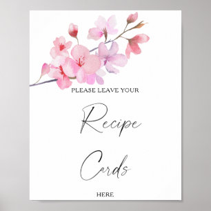 Sakura - Uw recept kaart hier Poster