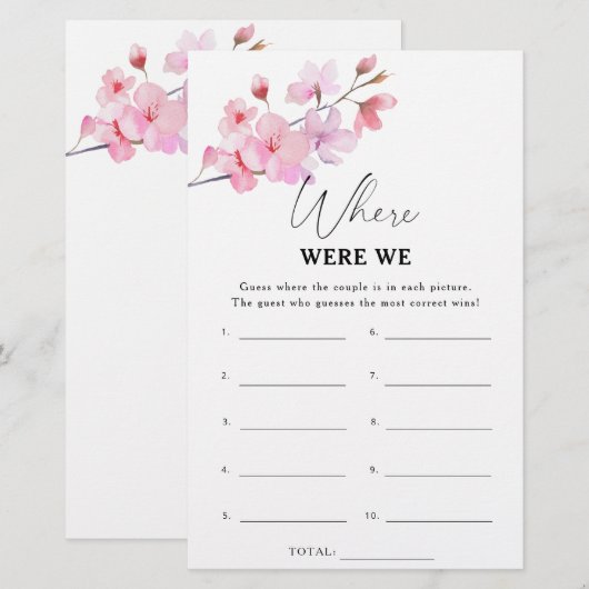 Sakura - Waar was ons vrijgezellenfeest spel? (Voorkant / Achterkant)