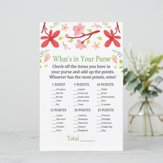 Sakura Wat zit er in je handtas? (Staand voorkant)